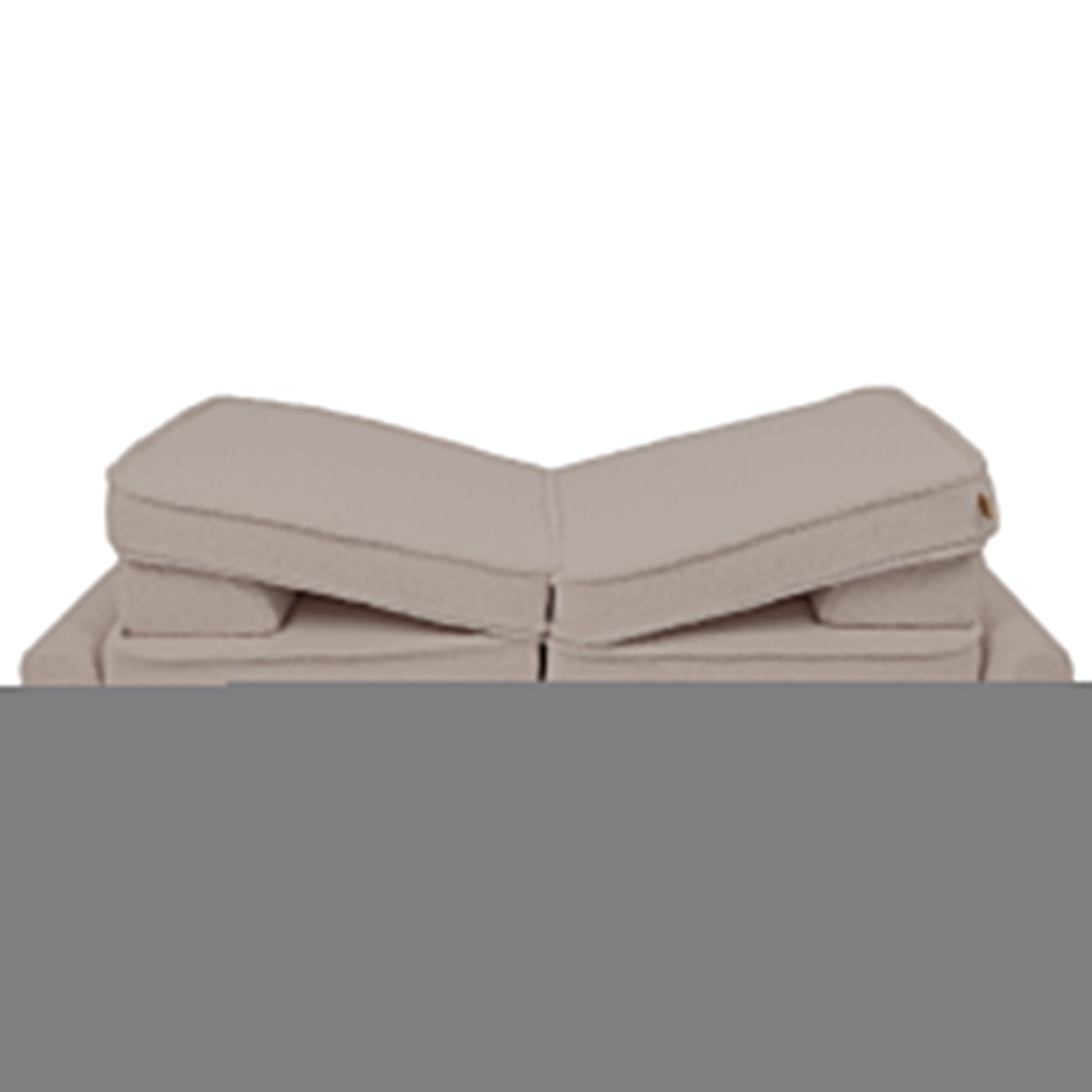Large Modular Sofa for Kids - Premium Bearly, Light Grey