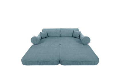 Large Modular Sofa for Kids - Slimcord Corduroy Turquise